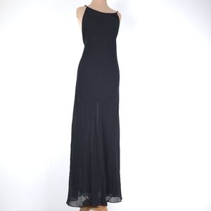 Victorias Secret Sheer Lace Up Maxi With Back Slit Size 4